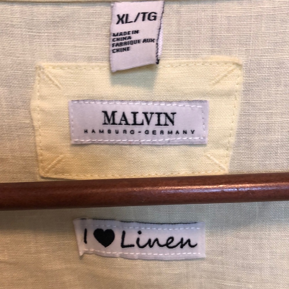 Yellow Linen what says summer better this tunic style 3/4 sleeve is classic